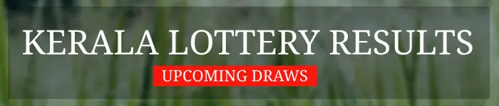 upcoming kerala lottery draws