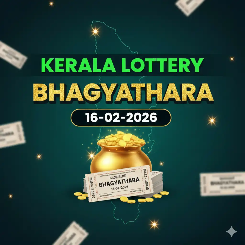 Kerala Lottery Result of Today Bhagyathara (BT-41) 16.02.2026